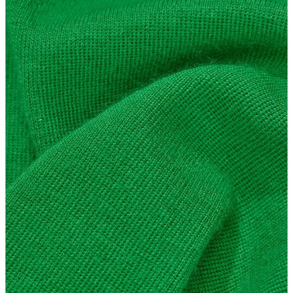 CHICJOC Green 100% Timeless Cashmere Sweater Size 40 - Picture 9 of 9
